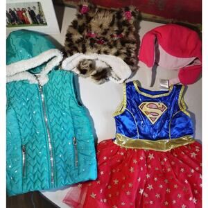 Size 4T Toddlers Girls Vest Dress Hats